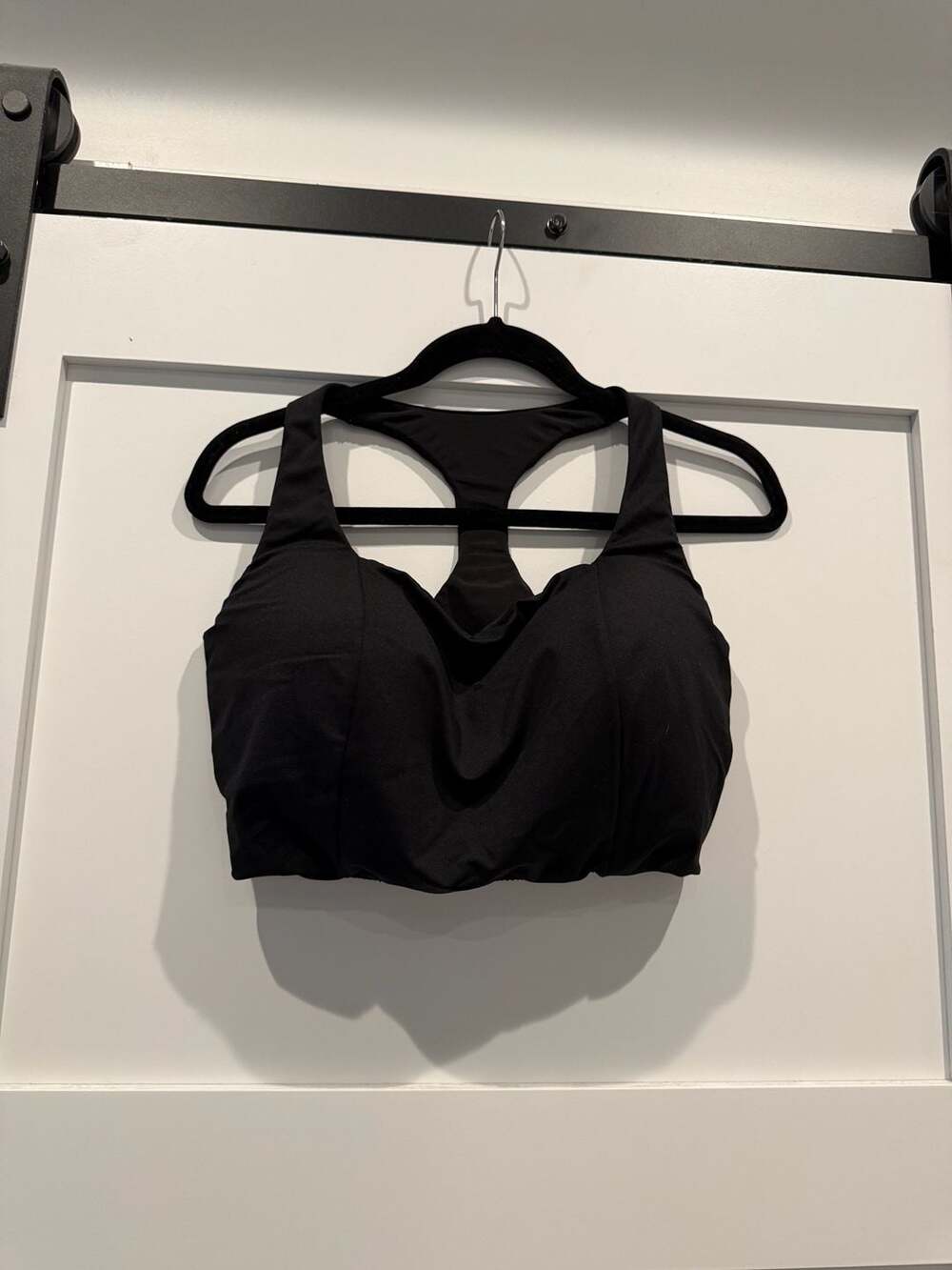 Victoria's Secret Sport Bra Black 38DDD/F85 Racerback Workout